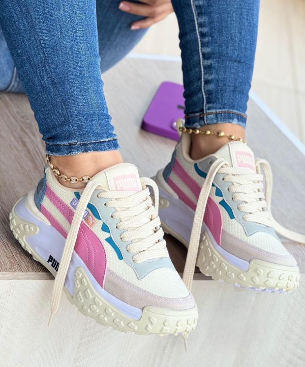 Puma Vis2k Soft Beige Rosa