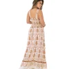 VESTIDO CAFÉ EN RAYON NYLON