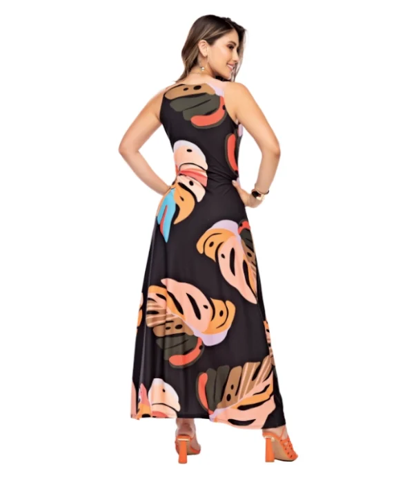 VESTIDO EN PIEL DE DURAZNO