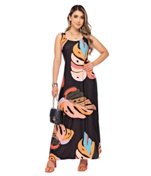 VESTIDO EN PIEL DE DURAZNO