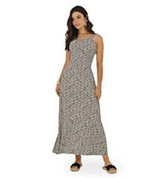 VESTIDO EN RAYON VISCOSA