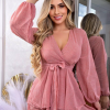 Vestido En Seda Manga Larga