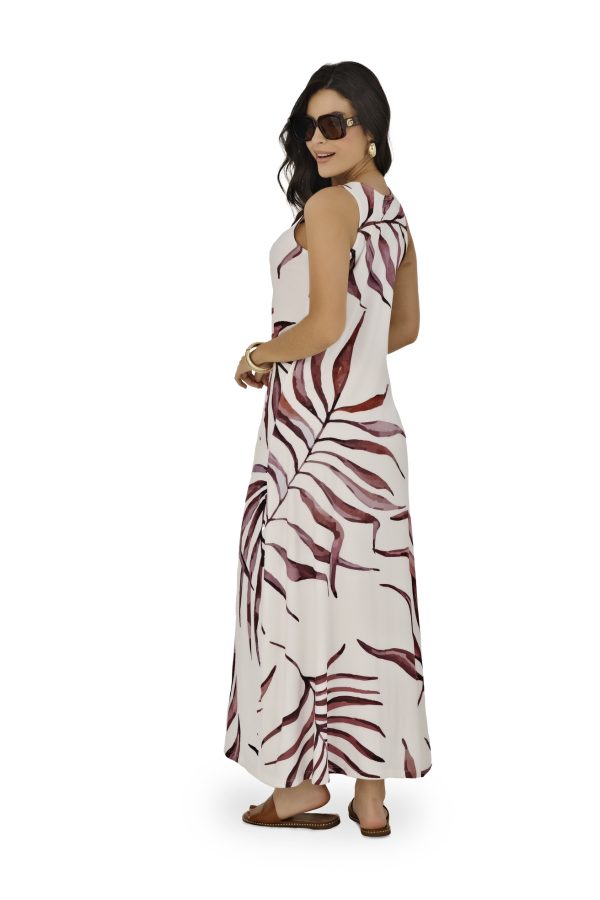 VESTIDO UNICO EN PIEL DE DURAZNO