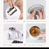 Taza Vaso Mezclador Con Iman Acero Inox